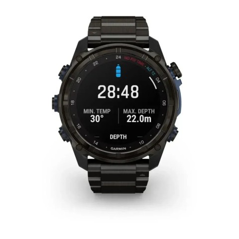 Смарт-часы Garmin Descent Mk3i (51 мм) карбоново-серые DLC титановые с DLC титановым ремешком