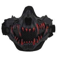 Маска для страйкбола WoSport Fangs Mask. black