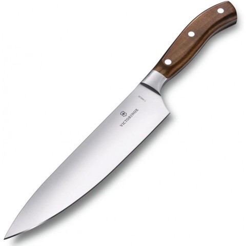 Кухонний ніж Victorinox Grand Maitre Wood Chef's лезо 22см з дерев. ручкою у подар.упак.