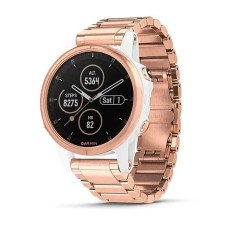 Смарт-часы Garmin fenix 5S Plus Sapphire с металлическим розово-золотистым браслетом