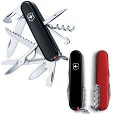 Нож Victorinox Swiss Army Huntsman черно-красный