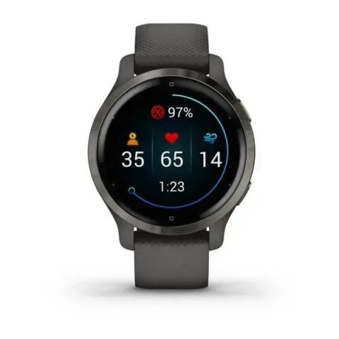 Смарт-годинник Garmin Venu 2S графітовий із грифельним безелем