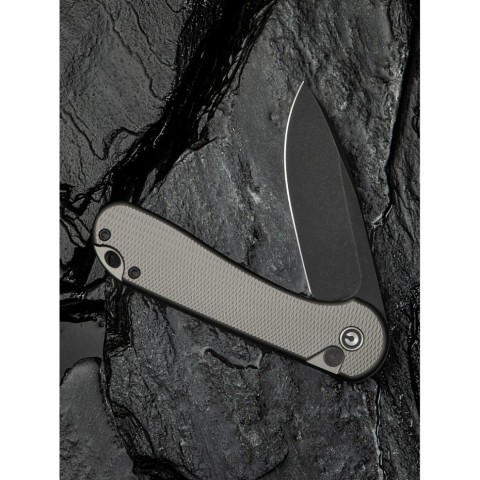 Ніж складаний кишеньковий Civivi Elementum II, (7.5 см) Nitro-V / Aluminum сірий