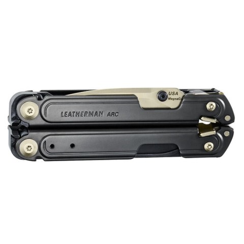 Мультиінструмент Leatherman ARC Obsidian Limited, шкіряний чохол, біти