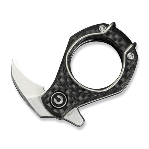 Ніж складаний кишеньковий Civivi Pyrus, (1.6 см) 14C28N / Carbon Fiber темно-сірий