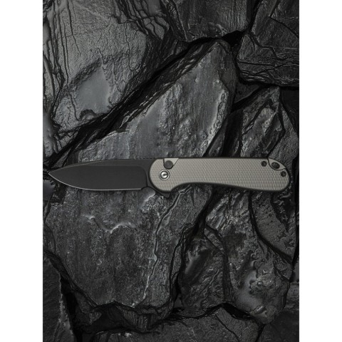 Ніж складаний кишеньковий Civivi Elementum II, (7.5 см) Nitro-V / Aluminum сірий