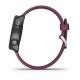 Смарт-годинник Garmin Forerunner 245 з вишневим ремінцем