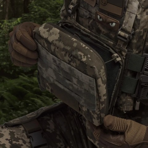 Адміністративний підсумок Ukrarmor PRO. Cordura 500D. Кріплення Molle Піксель