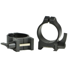 Кольца Warne Quick Detach Ring 30 мм Weaver Low сталь