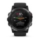 Смарт-годинник Garmin Fenix 5X Plus Sapphire чорний з чорним ремінцем