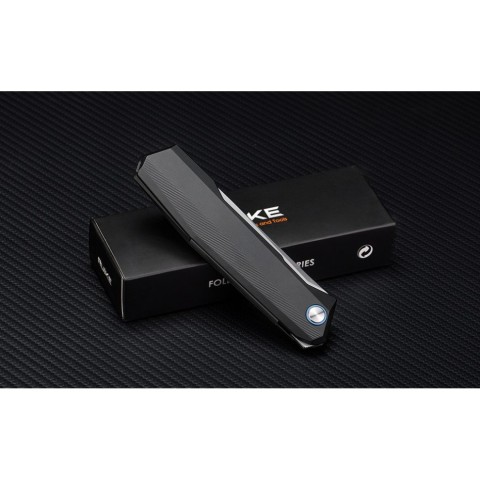 Ніж складаний туристичний Ruike P166-AB, (9.2 см) 14C28N / Aluminum чорний