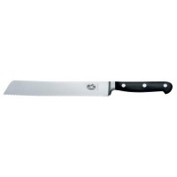 Нож кухонный для хлеба Victorinox German Type 21 см, закалённая сталь, серрейтор