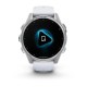 Garmin Fenix 8 AMOLED (43 мм) сріблястий/білий камінь