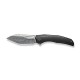 Ніж складаний туристичний WE Knife Ignio Mystery Box Ignio Mystery Box, (8.39 см) Damasteel (Hakkapella) / 6AL4V Titanium чорний