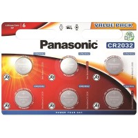 Батарея Panasonic Lithium CR2032 6 шт
