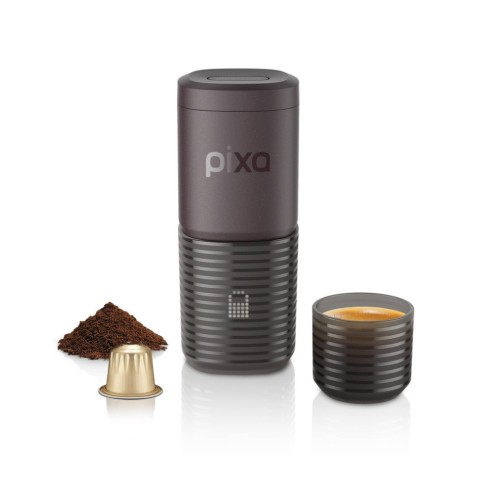 Портативна еспресо-кавоварка Wacaco Nanopresso біла з чохлом, механічна, для меленої кави