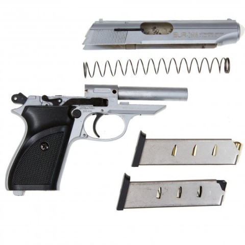 Стартовый пистолет SUR 2608 Matte Chrome