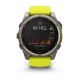Смарт-годинник Garmin fenix 8 (51 мм) Sapphire Solar титан яскраво-жовтий/графітовий
