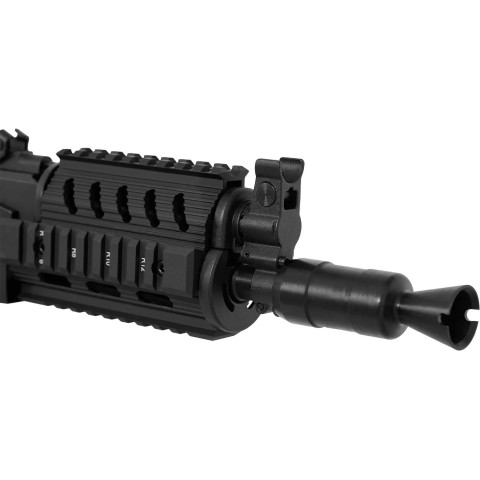 Страйкбольная винтовка LCT АКС-74У AEG 6 мм тактический обвес и приклад М-серии