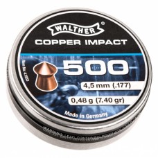 Пули Umarex Walther Pointed Waisted Pellets 0,48 гр, 500 шт