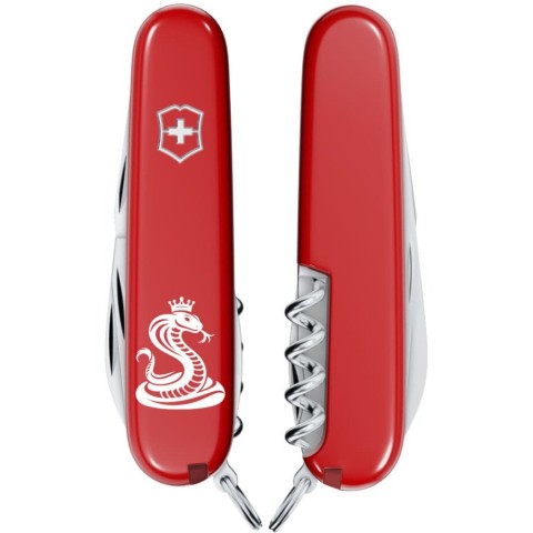 Складаний ніж Victorinox SPARTAN ZODIAC Кобра з короною 1.3603.Z4330u