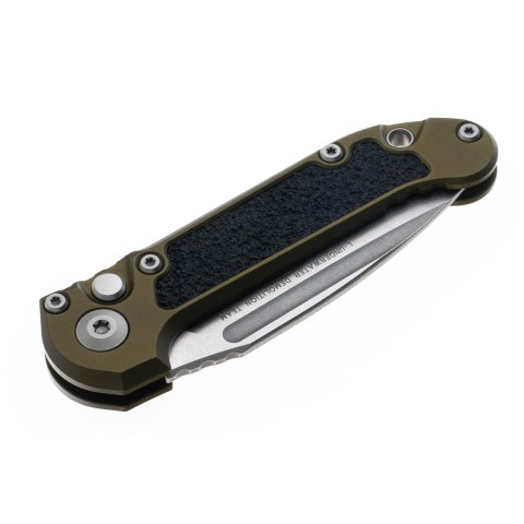 Нож Microtech L.U.D.T. S/E Gen III,  stonewash клинок, руків'я  OD Green