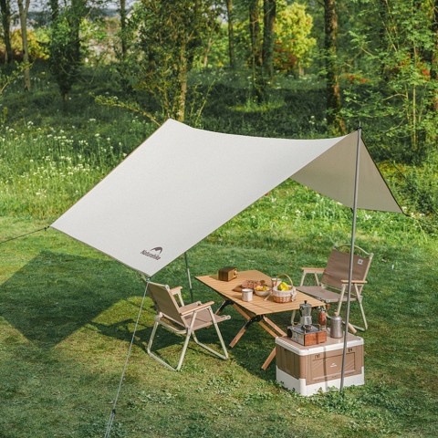 Намет тримісний автоматичний із тентом Naturehike Ango Picnic CNK2450WS021, коричневий