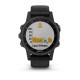 Смарт-годинник Garmin fenix 5S Plus Sapphire чорний з чорним ремінцем