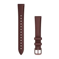 Быстросменные ремешки для смарт-часов Garmin кожаные 14 мм Mulberry/dark bronze