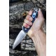 Ніж складаний туристичний Ruike Fang P105-Q, (9.2 см) 14C28N / G10 синій