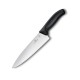 Кухонний ніж Victorinox SwissClassic Carving лезо 20см широке з чорн. ручкою у подар.упак.