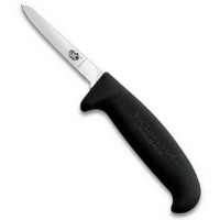 Нож кухонный разделочный для птицы Victorinox Fibrox 11 м, черный