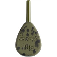 Грузило Brain In-Line Flat Lead 42g 2шт/уп green