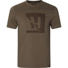 Футболка Harkila H-logo S/S T-shirt XXL ц:brown