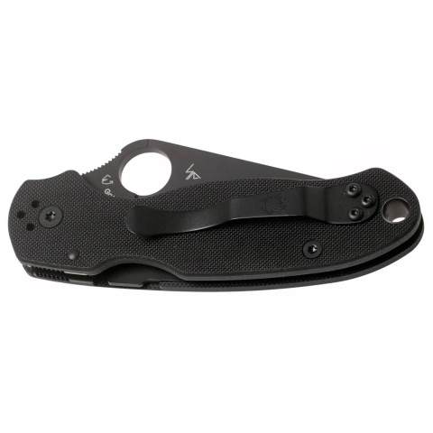 Нож Spyderco Para 3 Black Blade CPM S45VN G-10 Black