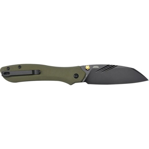 Ніж CJRB Fugly Black Blade, AR-RPM9, G10 green