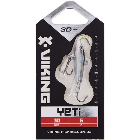 Балансир Viking Fishing Yeti Ice Jig 30mm 5.0g #14 Dark Mackerel