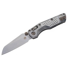 Ніж Microtech MSI Mini Ram-Lok Marfione Select Stnwsh Frag Ti w/ flamed Ti/Br Dbl Vapor