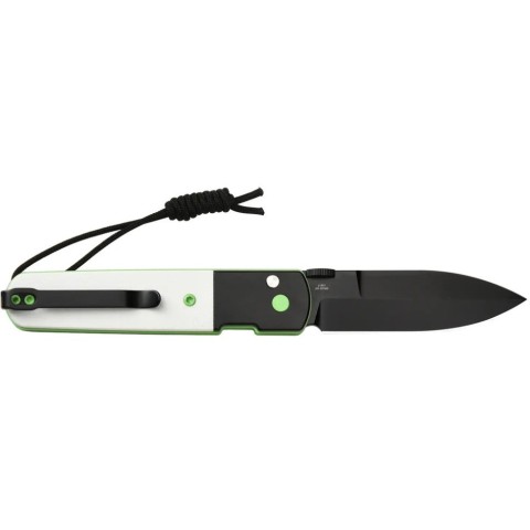 Ніж CJRB Locust Black Blade, AR-RPM9, Black PVD Steel+White G10 Inlay white