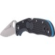 Ніж Spyderco Endela, Thin Blue Line, напівсеррейтор (C243FPSBKBL)