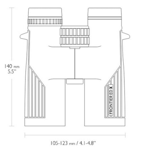 Бінокль Hawke Frontier ED 8x42 (Grey)