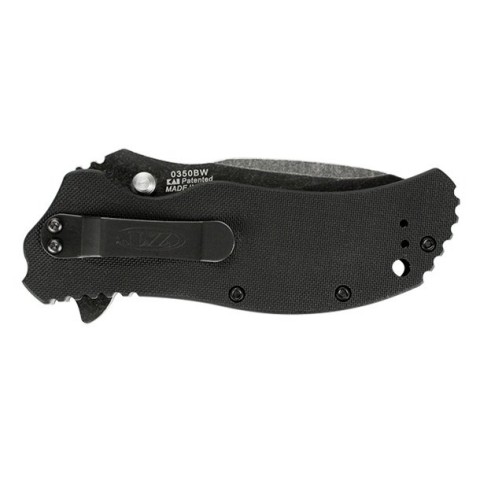 Ніж складний Zero Tolerance FOLDER G-10 BLACK/BLACKWASH 0350BW
