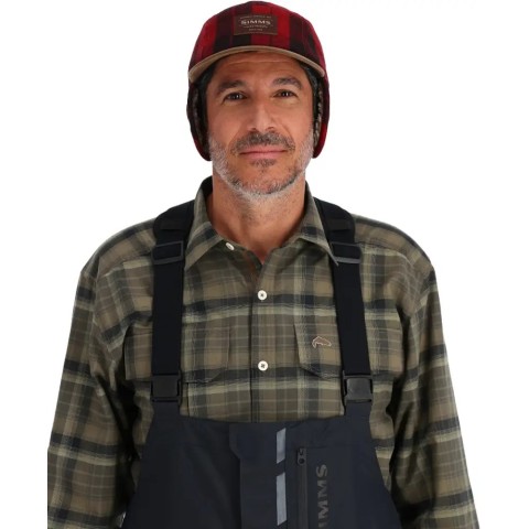 Шапка Simms Coldweather Cap L/XL red buffalo plaid