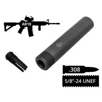 Глушник 2в1 з полум'ягасником AFTactical S44AF24 F241 .308 5/8x24 UNEF AR-10