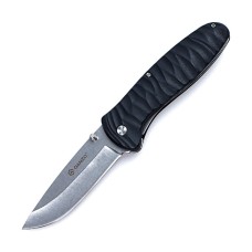 Ніж складаний туристичний Ganzo G6252 (8.9 см) BDR4116 / fiberglass чорний