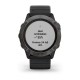 Смарт-часы Garmin fenix 6X Sapphire Edition серые DLC с черным ремешком