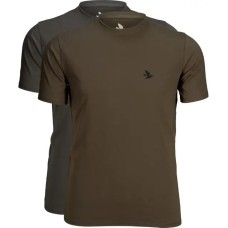 Набор футболок Seeland Outdoor 2-pack XL 2шт Raven/Pine green