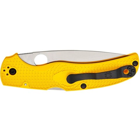 Ніж Spyderco Native Chief Lightweight MagnaCut, серрейтор yellow