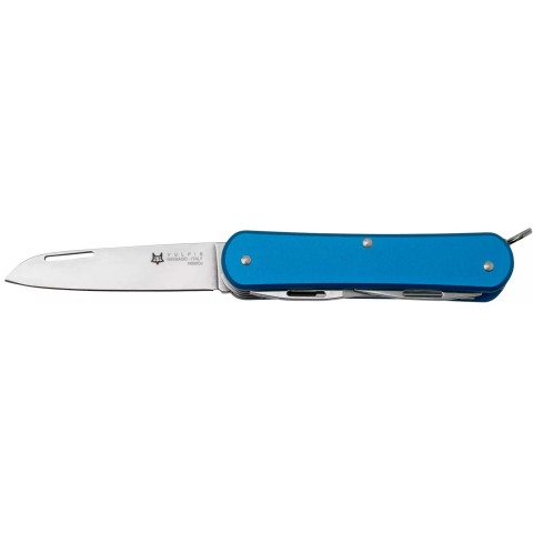 Нож многофункциональный Fox Vulpis Aluminium Blue. 5 инструментов