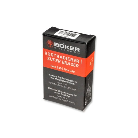 Фирменная очищающая губка-ластик от ржавчины Boker